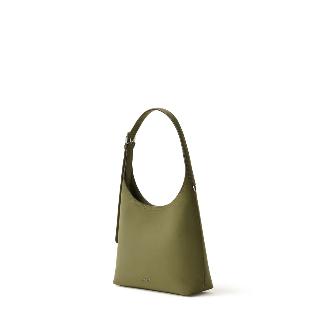Le Elena – Sac à épaule en suède vegan moss