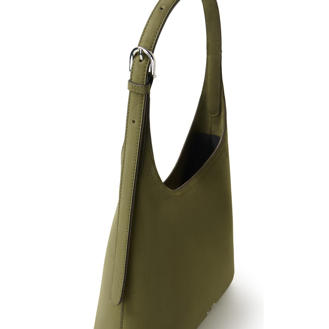 Le Elena – Sac à épaule en suède vegan moss