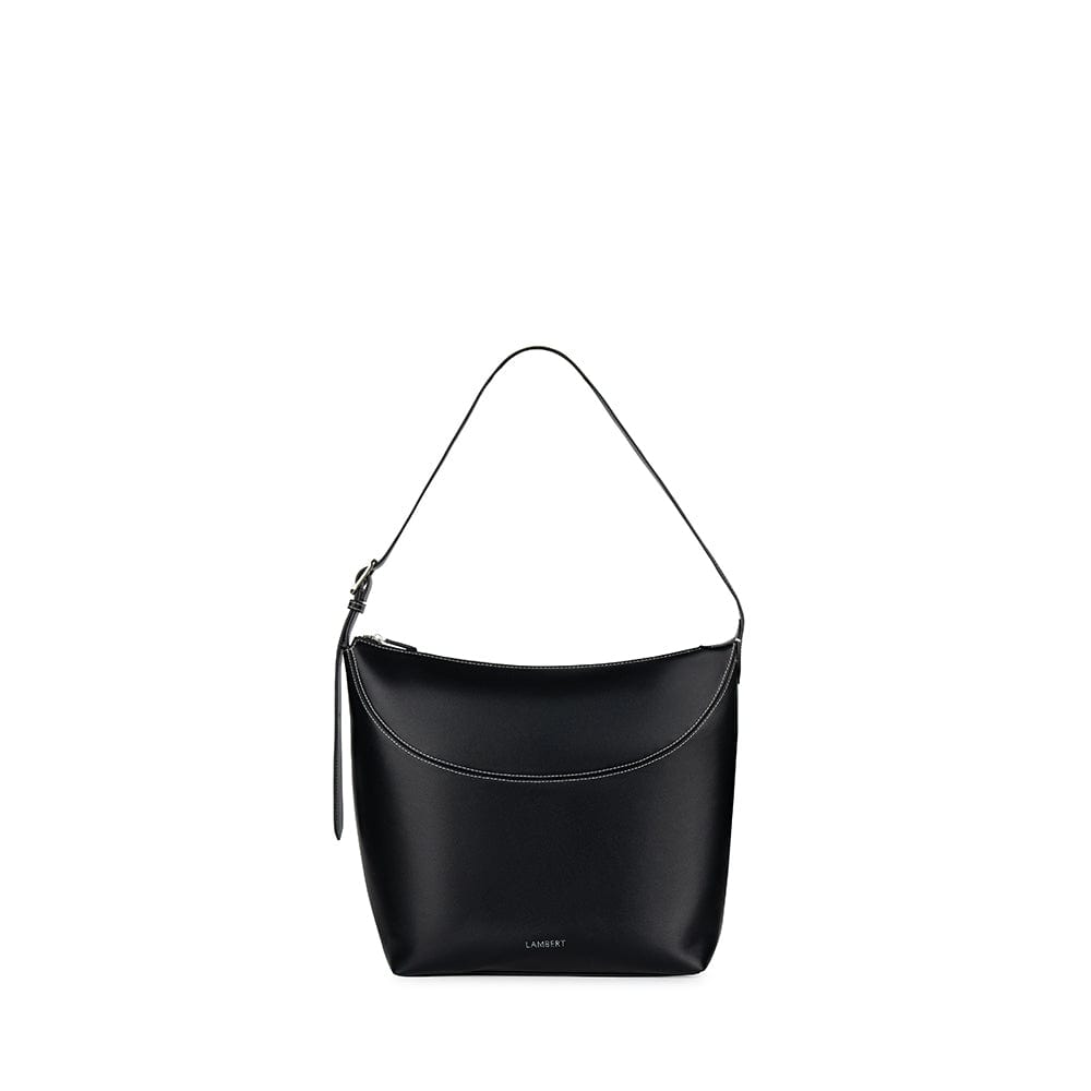 Le Elody - Vegan Black Leather Tote Bag