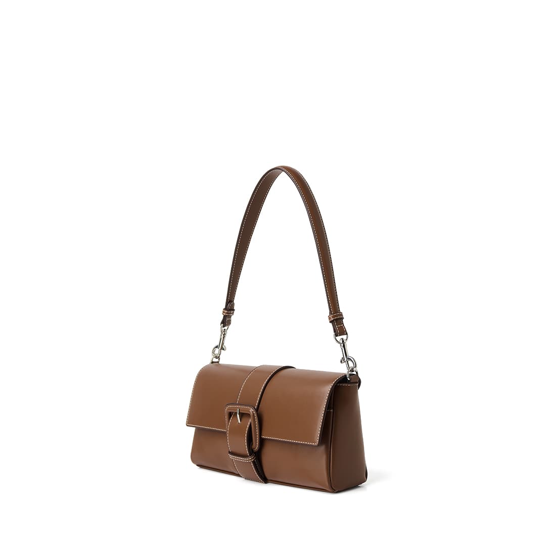 Le Elsie – Sac à main 2-en-1 en cuir vegan hazelnut