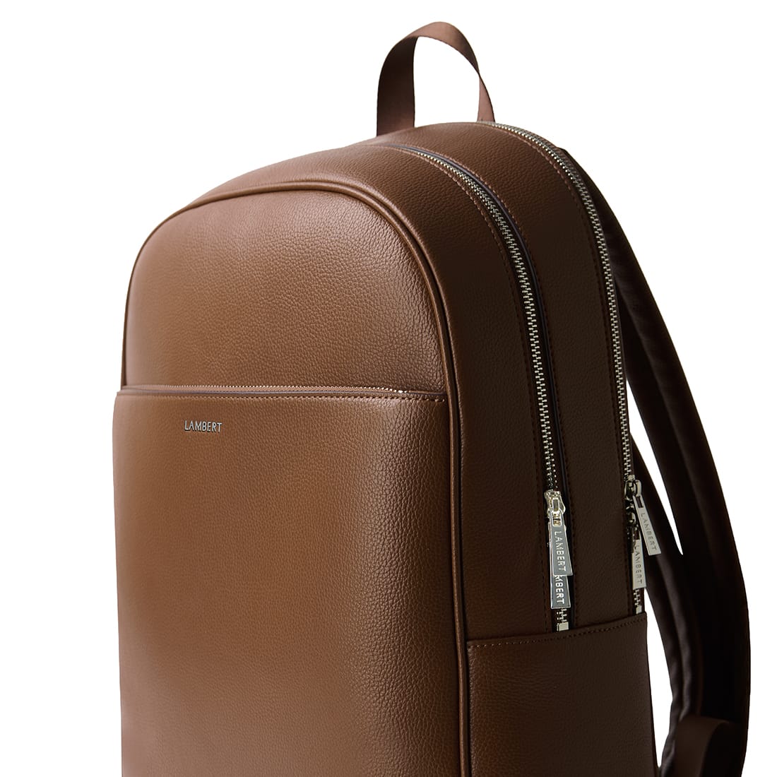 Le Emerson – Sac à dos en cuir vegan hazelnut