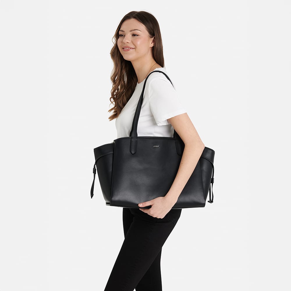 The Clothilde - Cassis Vegan Suede Work Tote Bag