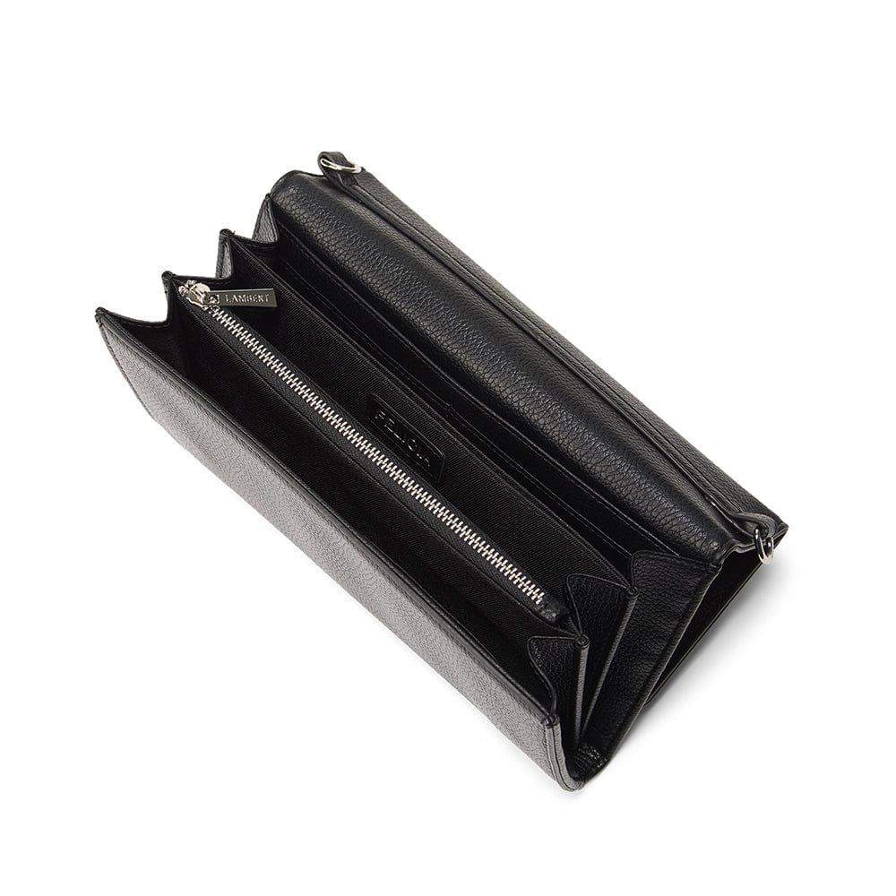 Le Felicia - Sac à main 2-en-1 en cuir vegan noir