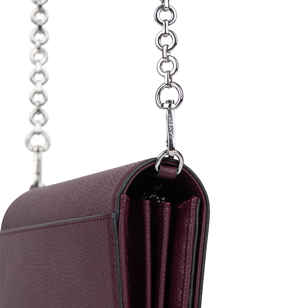 The Felicia - Cabernet Vegan Leather 2-in-1 Handbag