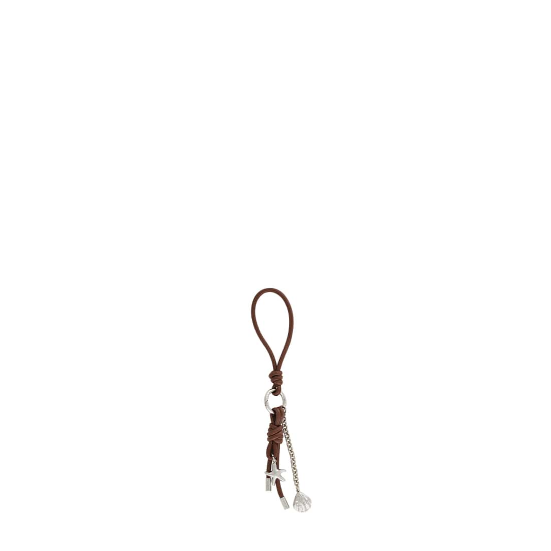 Le Fidji – Porte-clés avec breloque en cuir vegan hazelnut