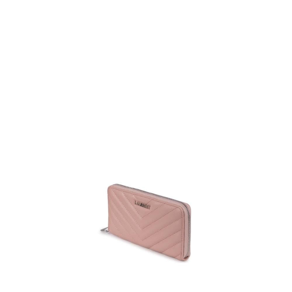 The Frida - Mystic Pink Quilted Vegan Leather Wallet