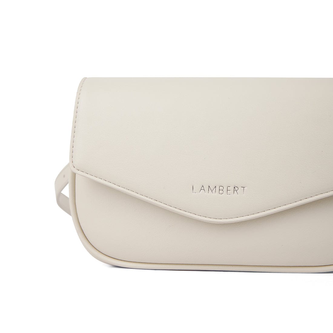 Le Gabby - Sac à main 2-en-1 en cuir vegan porcelain