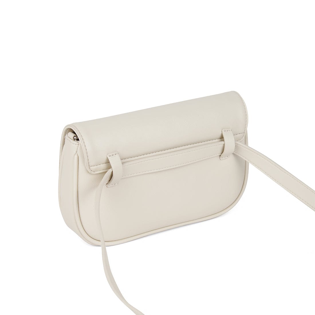 Le Gabby - Sac à main 2-en-1 en cuir vegan porcelain