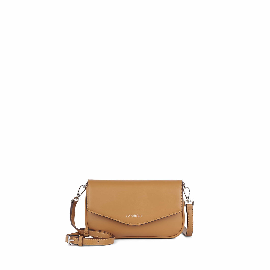 Le Gabby - Sac à main 2-en-1 en cuir vegan sepia