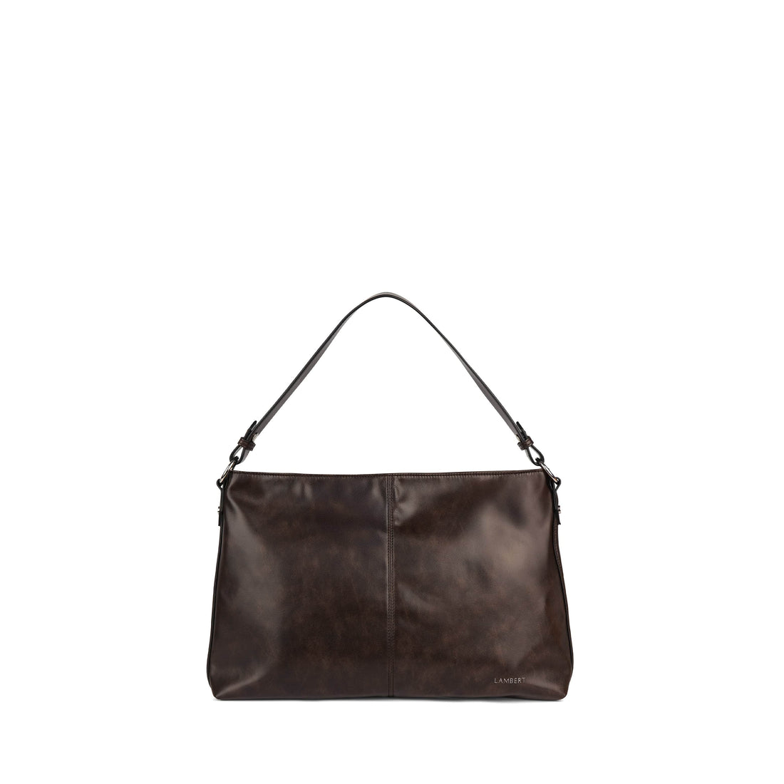 Le Gianna - Sac à main 2-en-1 en cuir vegan espresso