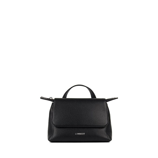 Le Ginny – Sac à bandoulière 2-en-1 en cuir vegan noir
