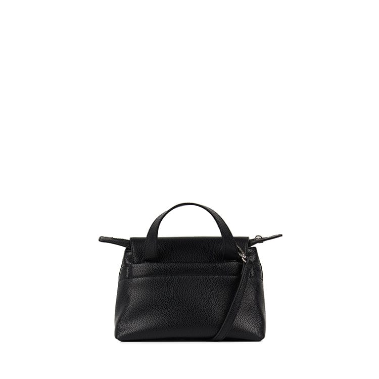 Le Ginny – Sac à bandoulière 2-en-1 en cuir vegan noir