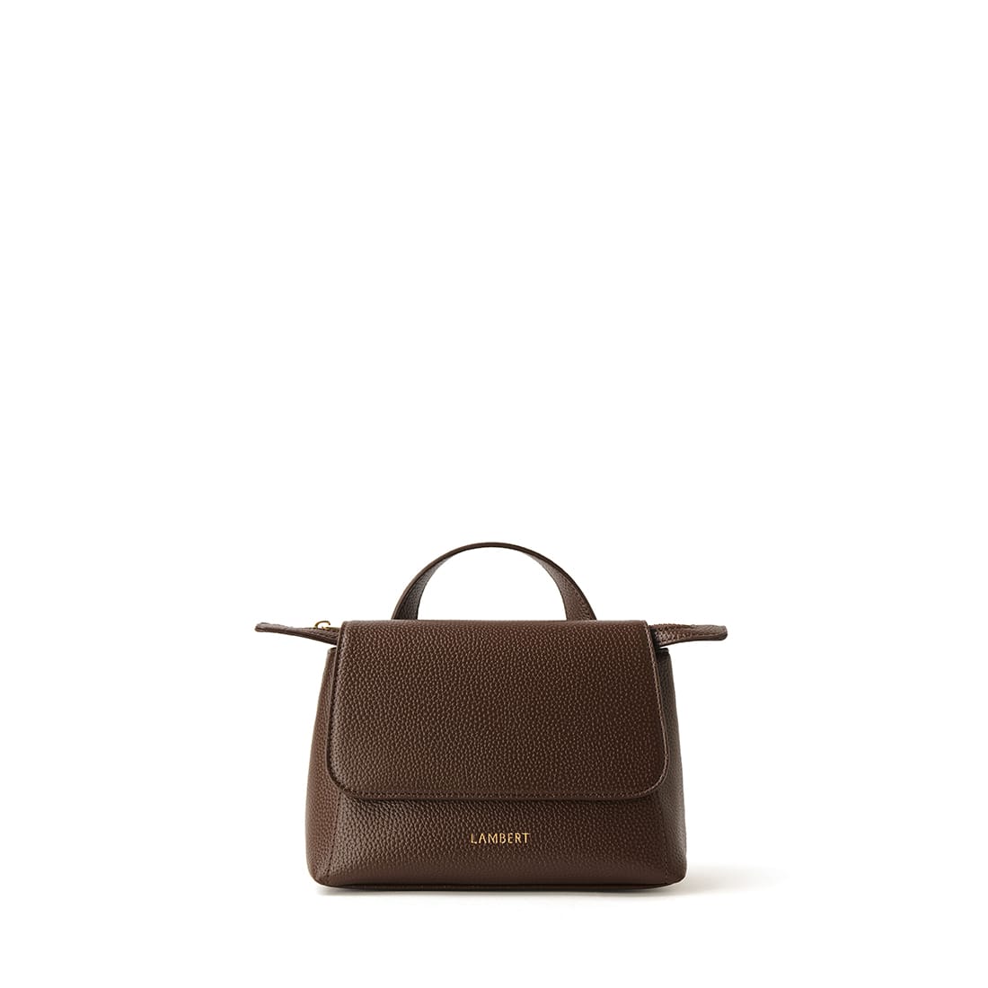 Le Ginny – Sac à main bandoulière 2-en-1 en cuir vegan chocolate