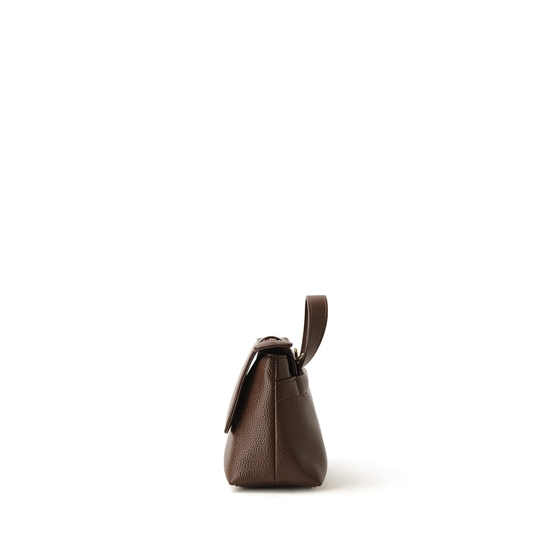 Le Ginny – Sac à main bandoulière 2-en-1 en cuir vegan chocolate