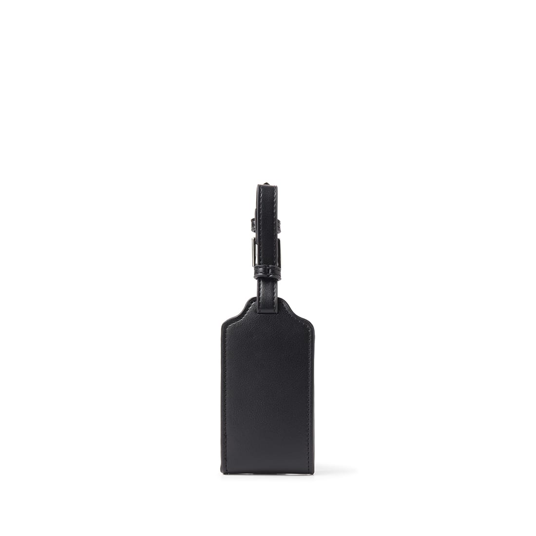 La Capri – Étiquette à bagages en cuir vegan noir