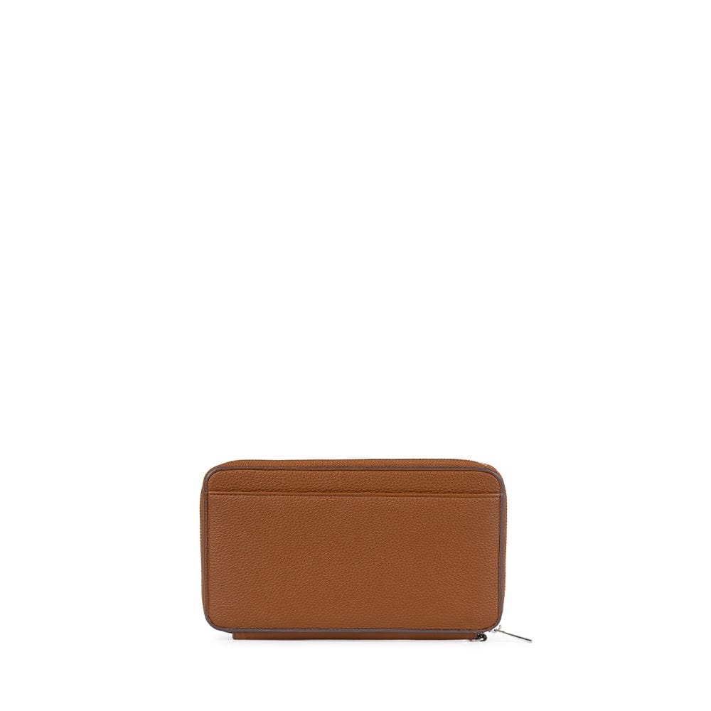 The Ines - Affogato Leather Passport Holder