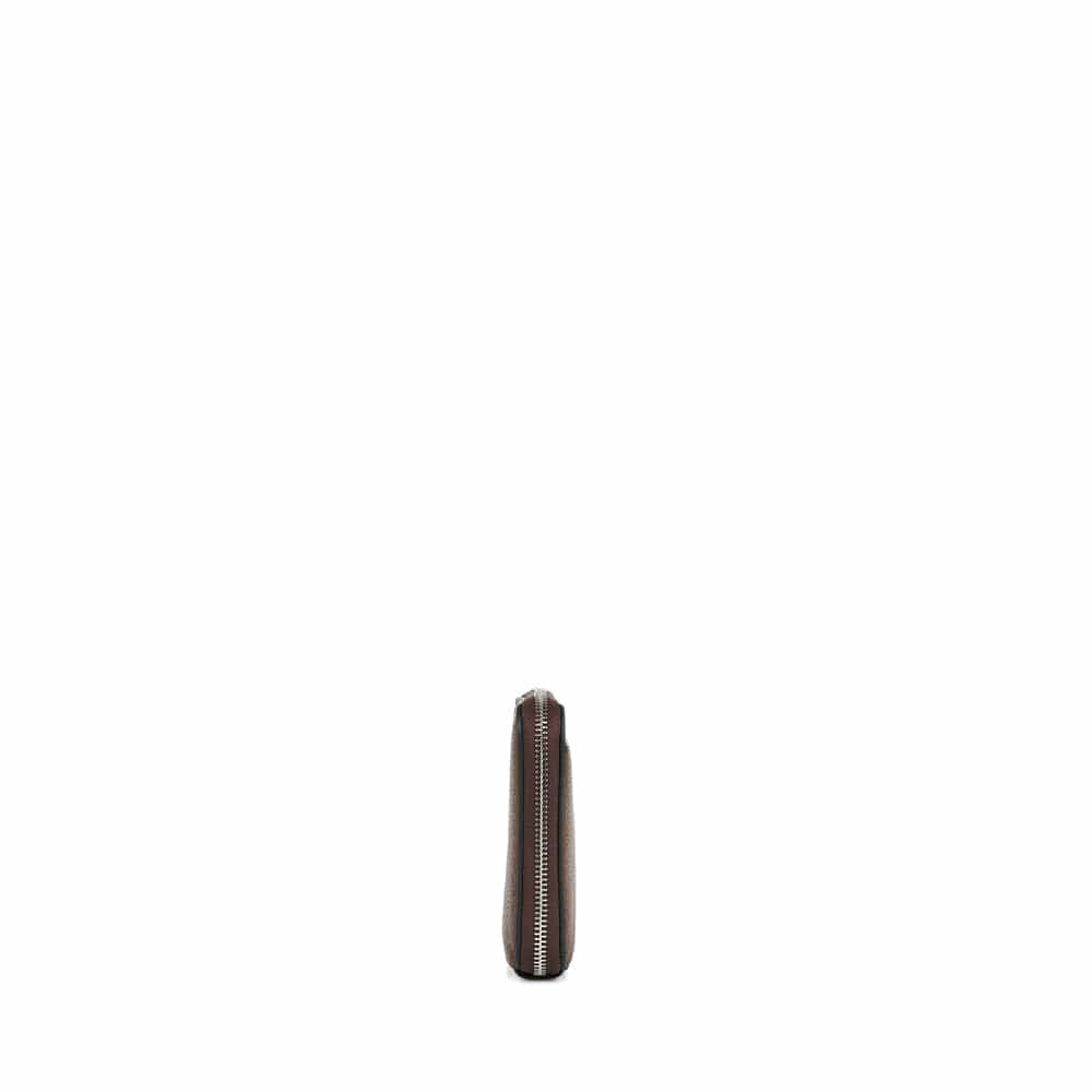 Le Ines - Étui à passeport familial en cuir vegan chocolate