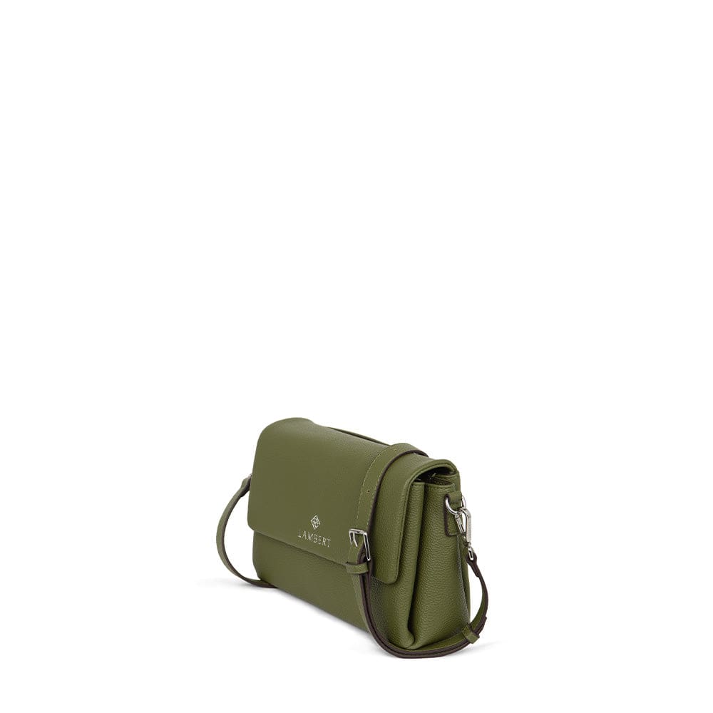 Le Judy - Sac à main bandoulière en cuir vegan olive