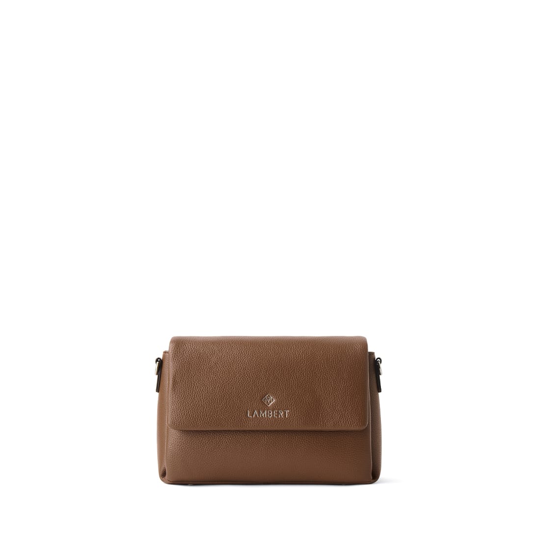 Le Judy – Sac à main bandoulière en cuir vegan hazelnut