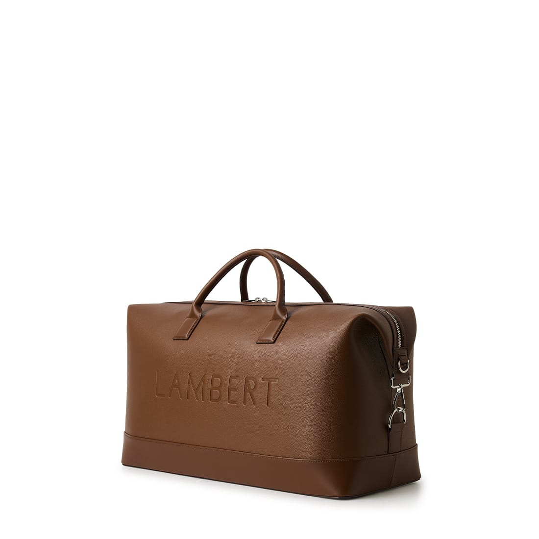 Le June - Sac de voyage fourre-tout en cuir vegan hazelnut