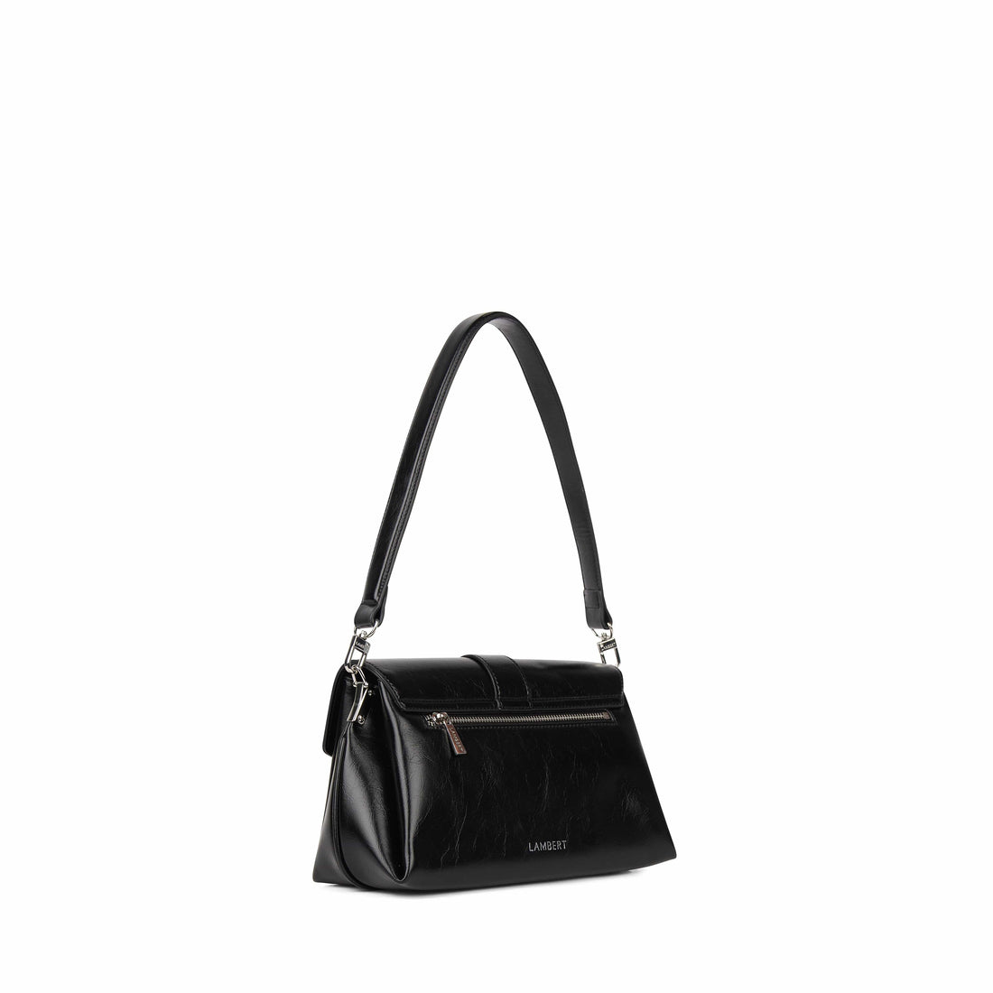 The Kelly - 2-in-1 Black Vegan Leather Handbag