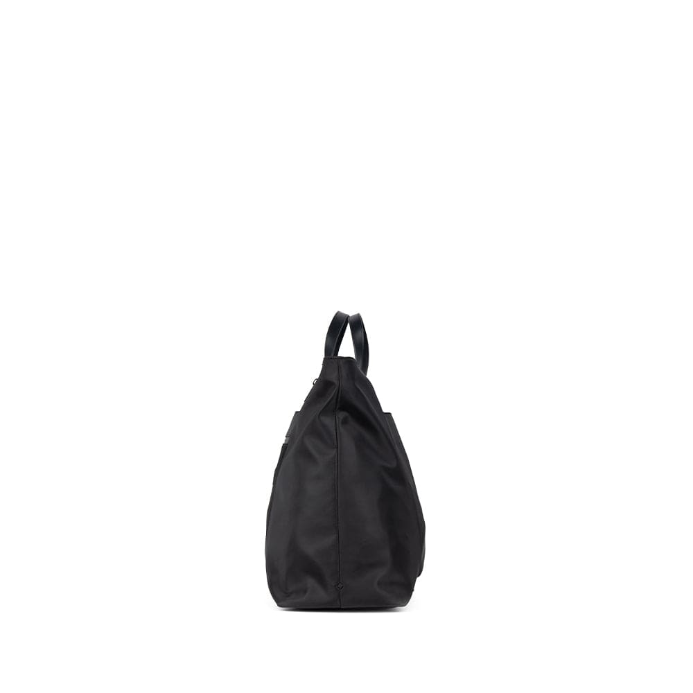 The Lawrence - 3-in-1 Black Expandable Recycled Nylon Tote