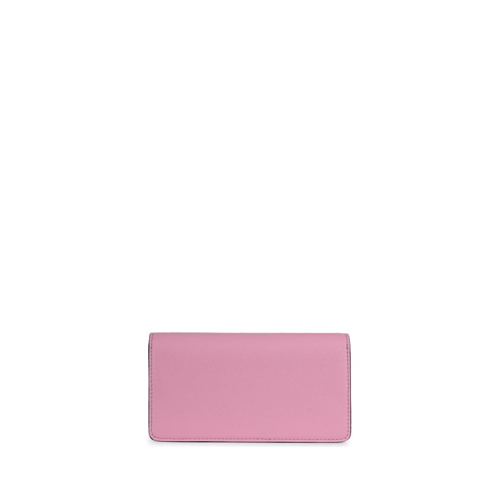 Le Layla - Portefeuille sur chaîne en cuir vegan whisper pink