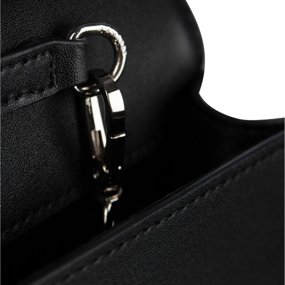 The Leslie - 3-in-1 Black Vegan Leather Handbag