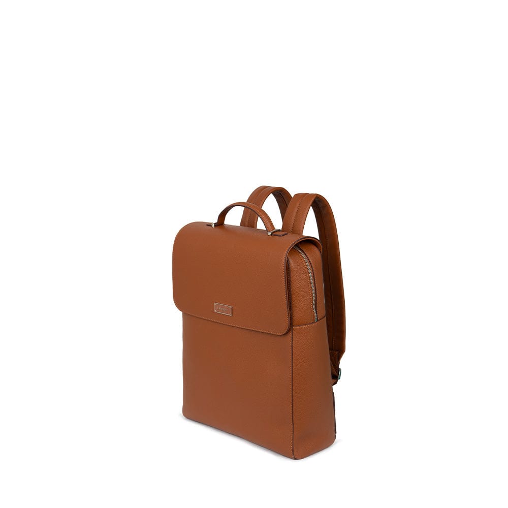 The Lydia - Black Vegan Leather Backpack