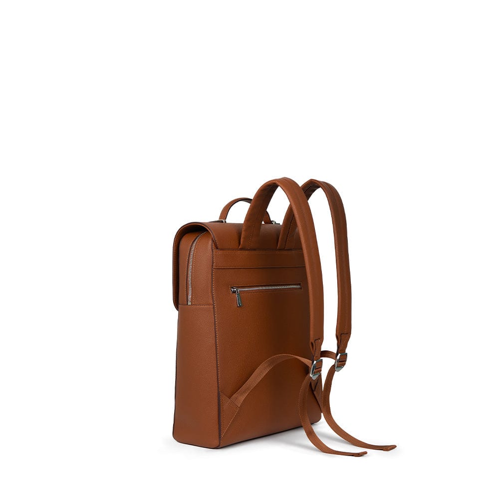 The Lydia - Black Vegan Leather Backpack