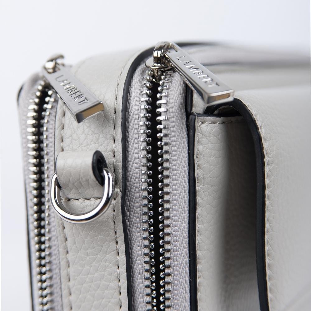 The Maddie - Granite Vegan Leather Reversible Handbag