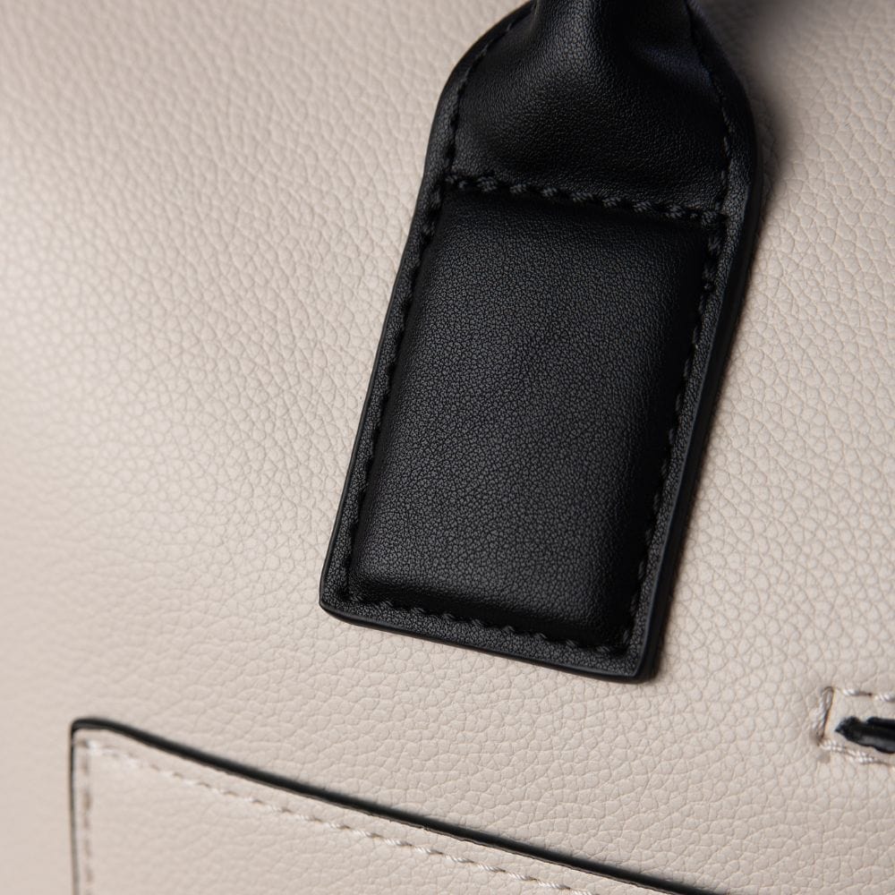 The Mae - Oyster Vegan Leather Mini Travel Bag