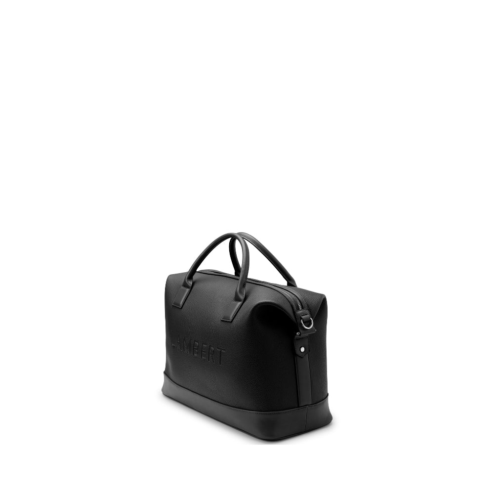 The Mae - Black Vegan Leather Mini Travel Bag