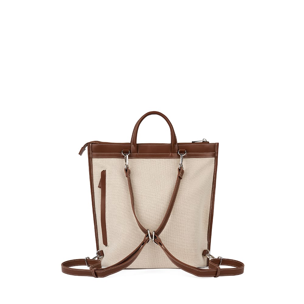 Le Maelle – Sac à dos en canevas hazelnut