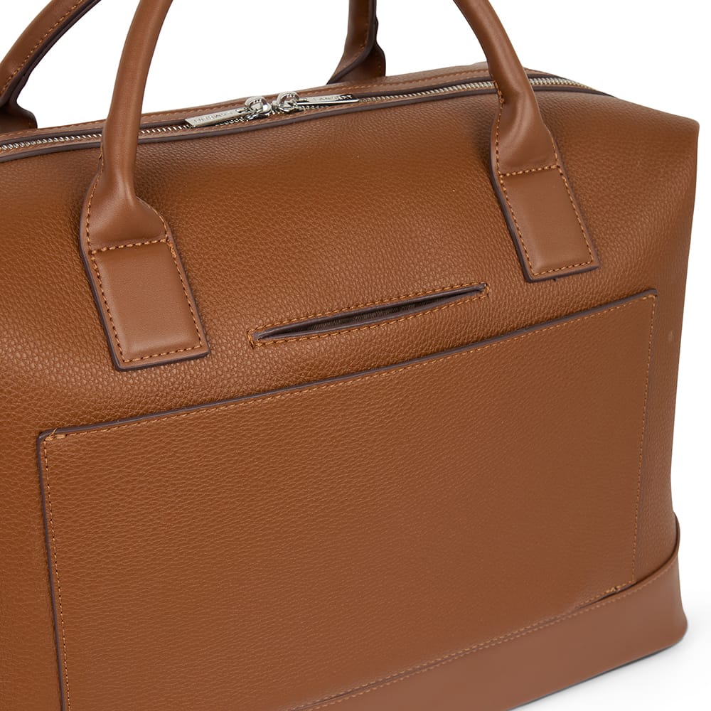 Le Mae - Petit sac de voyage en cuir vegan affogato