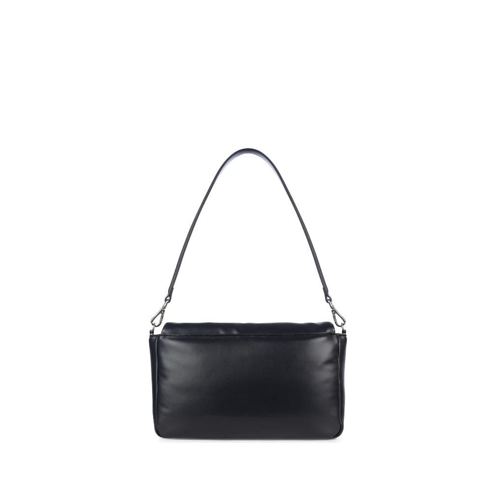 The Mallow - 2-in-1 Black Vegan Leather Handbag