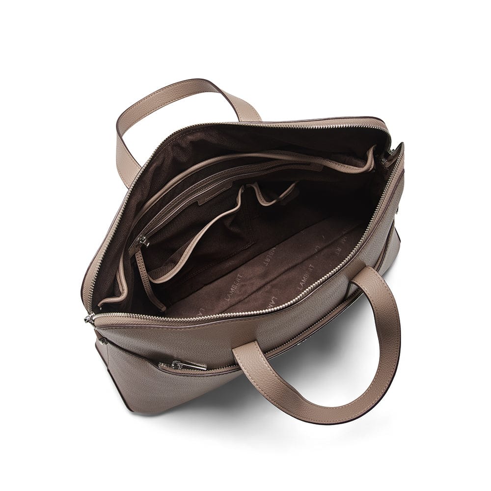 Le Malorie - Mallette 2-en-1 en cuir vegan terra