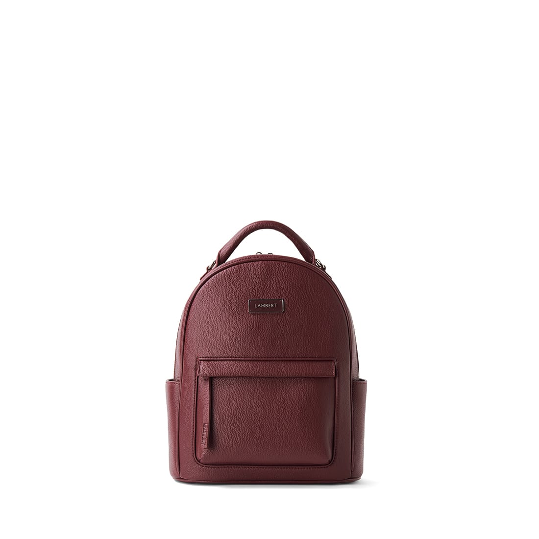 Le Maude - Sac à dos en cuir vegan cassis