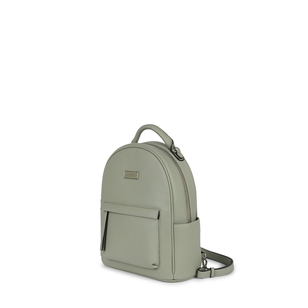 Le Maude - 3-in-1 Vegan Sage Leather Backpack