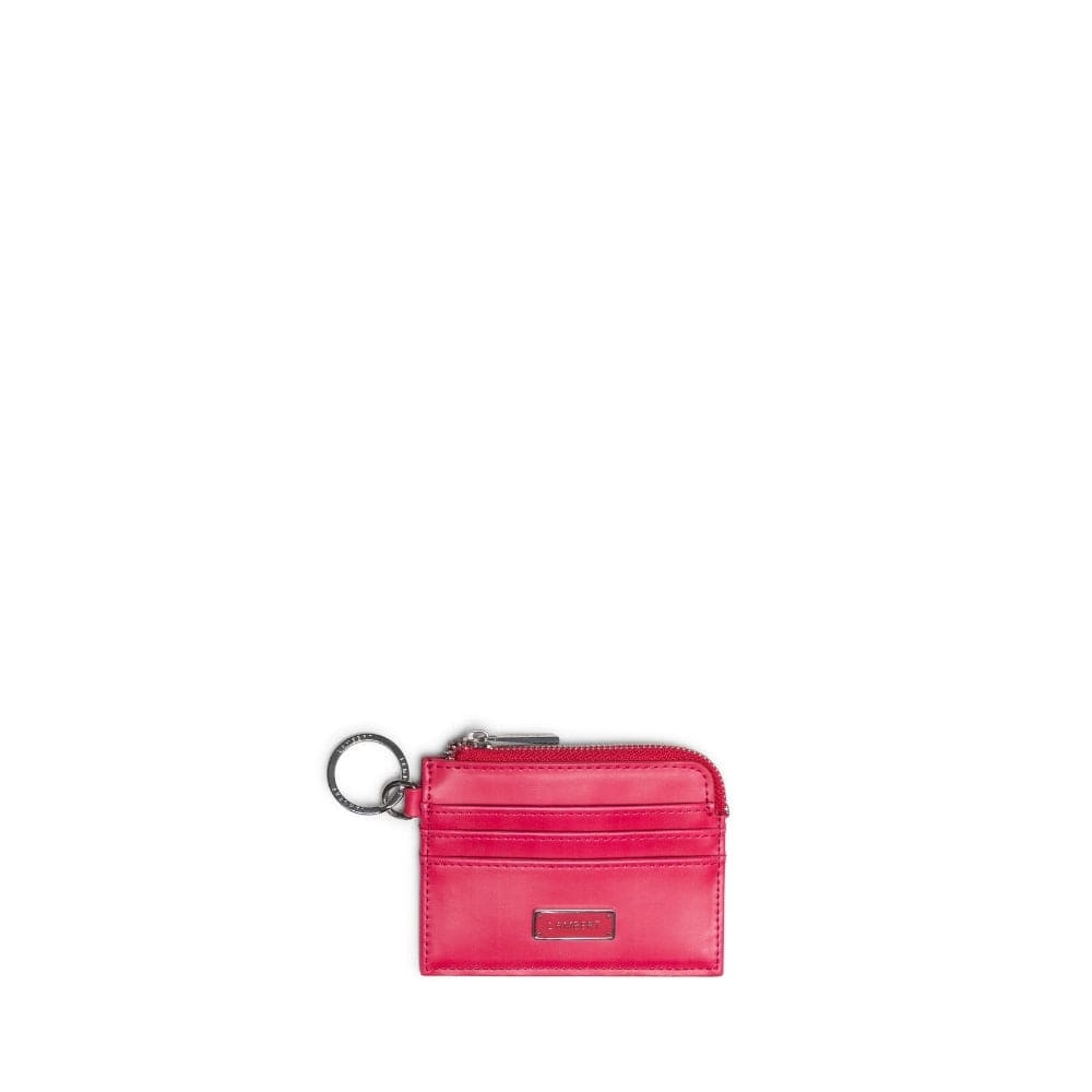 The Melody - Raspberry Vegan Leather Cardholder