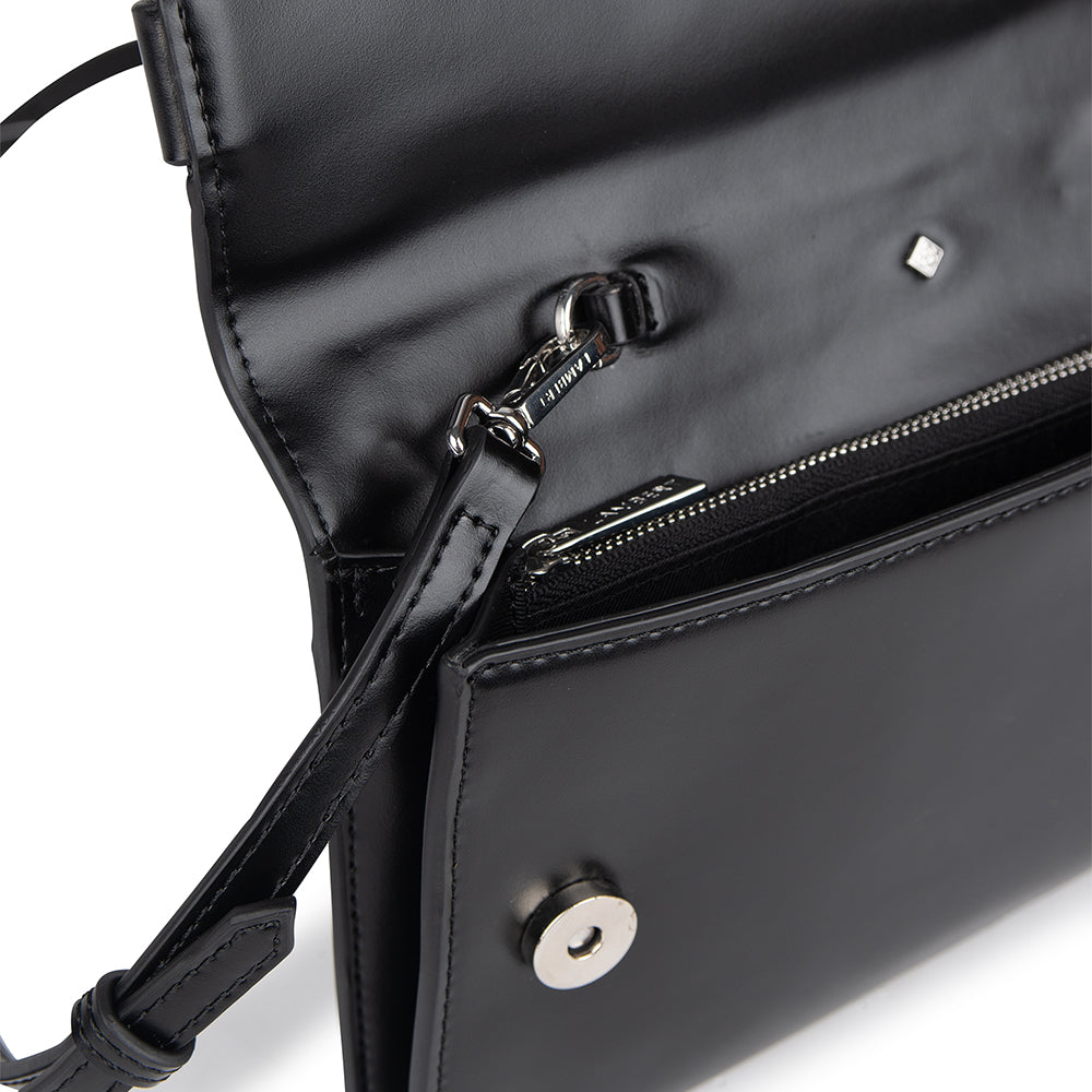 The Micah - Black Shiny 3-in-1 Handbag