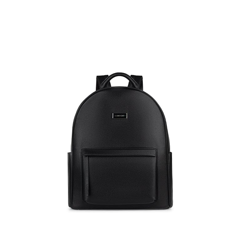 Le Miles - Vegan Black Leather Backpack