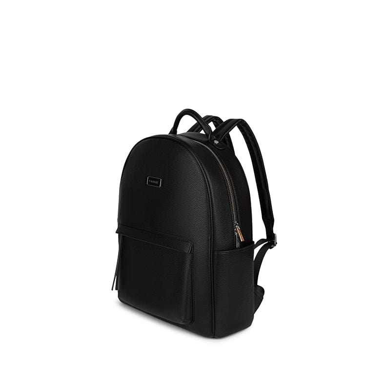 Le Miles - Vegan Black Leather Backpack