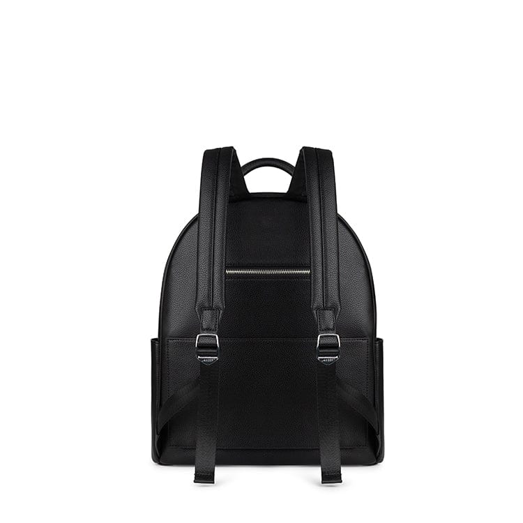 Le Miles - Vegan Black Leather Backpack