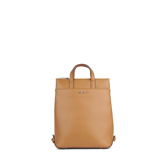 Le Millie - Sac à dos en cuir vegan sepia