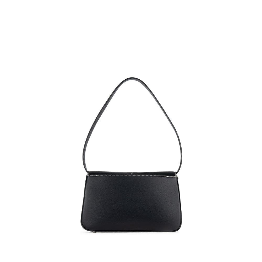 Le Miriam - Vegan Black Leather Handbag