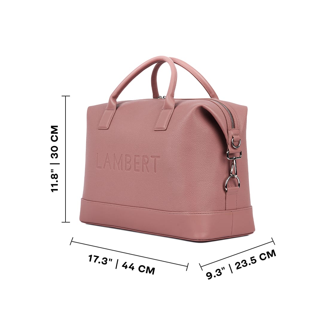Le Mae - Petit sac de voyage en cuir vegan clay