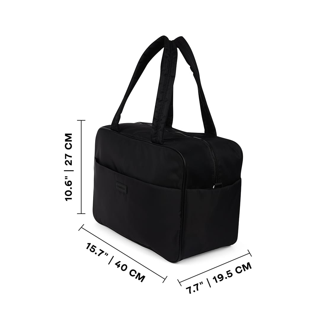 Le Marlow – Sac fourre-tout en nylon noir