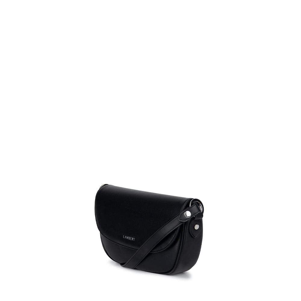 The Nadia - 2-in-1 Vegan Black Leather Handbag