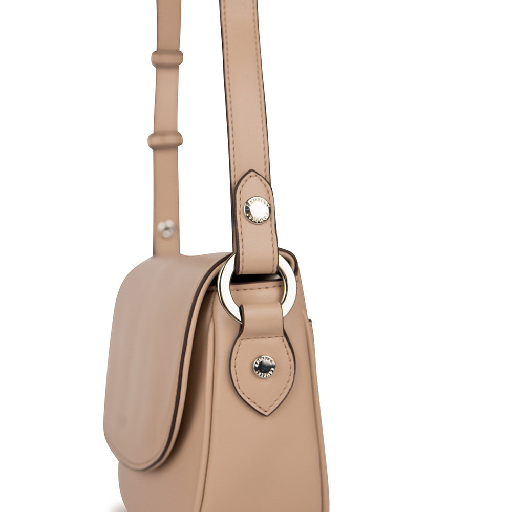 The Nadia - 2-in-1 Vegan Nude Leather Handbag